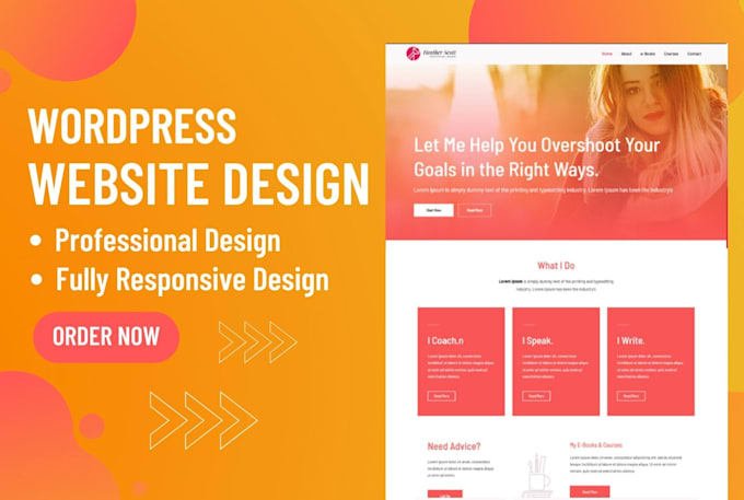 I will create a wordpress website
