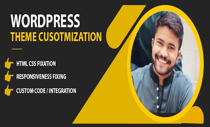 customize the wordpress or woo commerce theme asap