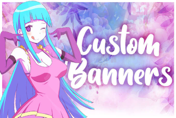 Create gaming or anime banner for your discord, youtube, twitch, social