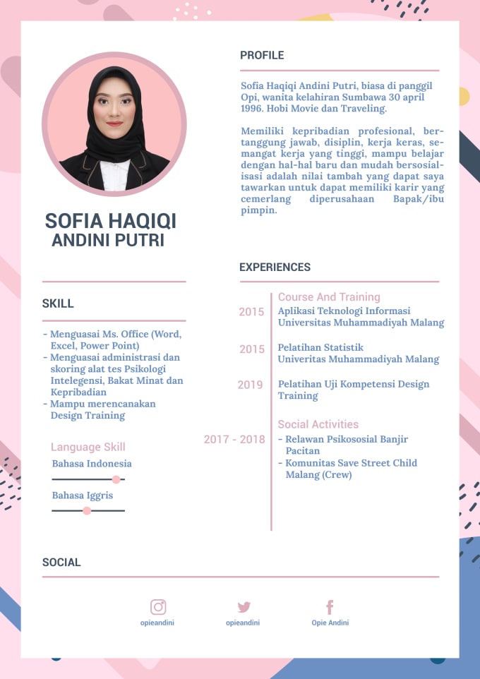 Design Professional Resume Or Curriculum Vitae By Zoomvid