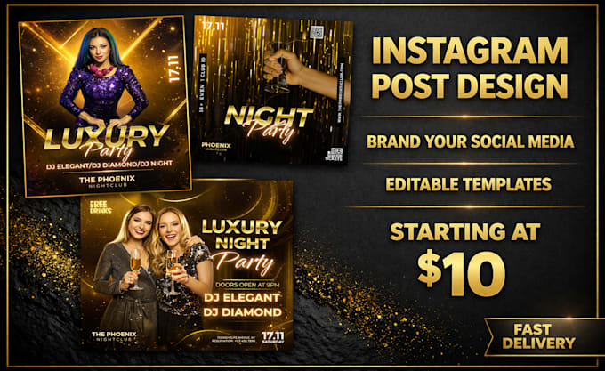 design instagram posts and templates
