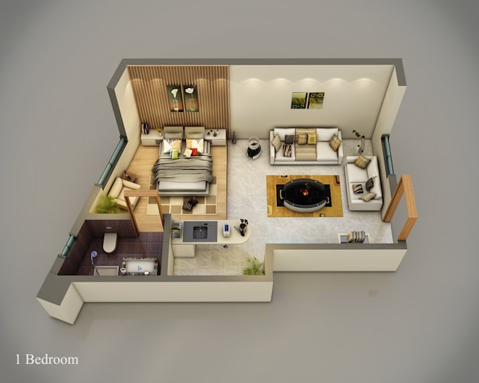convert your floorplan into 3d