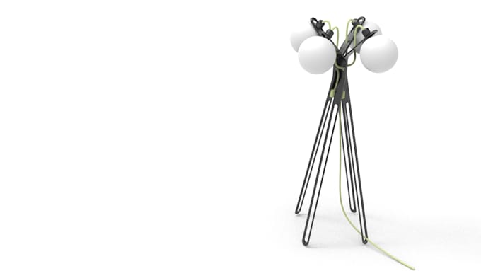create a product rendering and a 3d animation