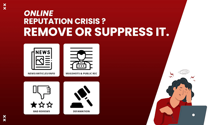 do online reputation management and suppress negative links