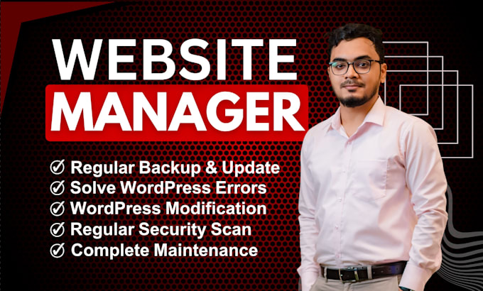 provide monthly wordpress website maintenance and support