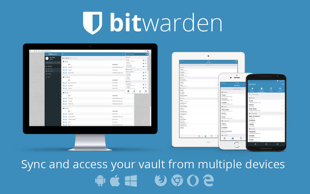 set up a secure password manager on your server