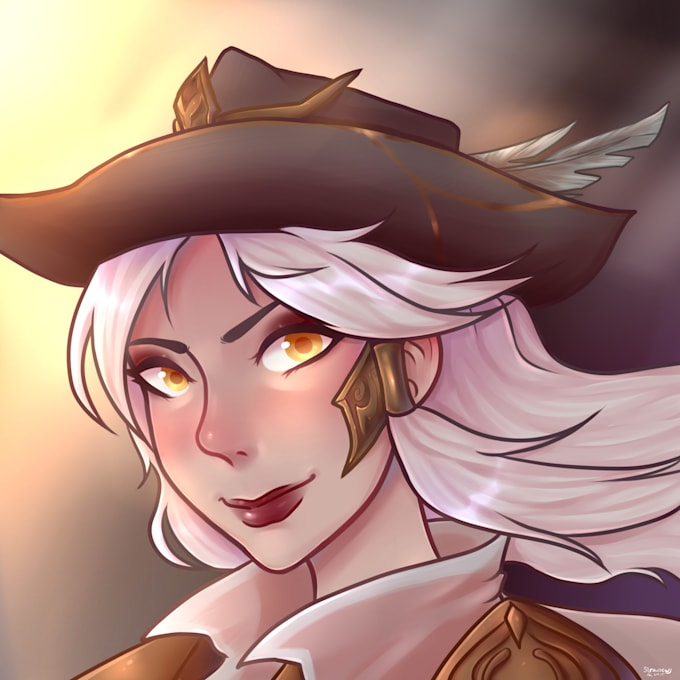 draw digital art commissions for you