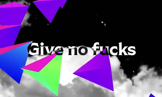make a dope psychedelic, glitchy and trippy music video for you