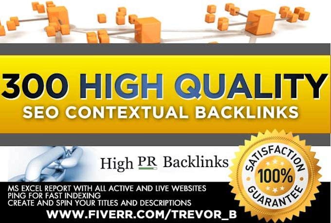 build 300 PR7 to PR3 SEO Backlinks