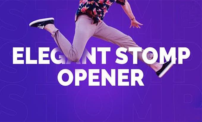 do amazing new stomp promo video for your brand identity