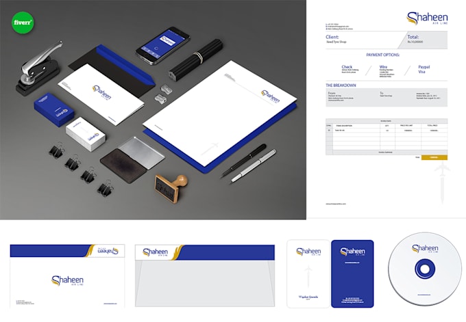design creative stationary and business card