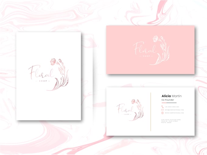 design professional logo or visiting card for modern brands
