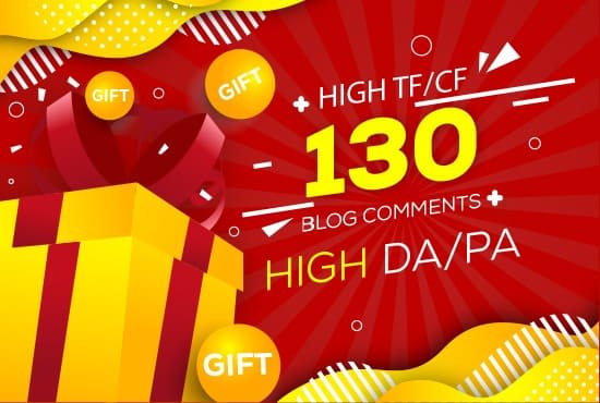 do unique  130 high domain white hat blog comment