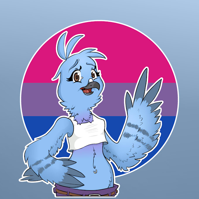 Draw a bust profile picture for your character by Missindigton Fiverr