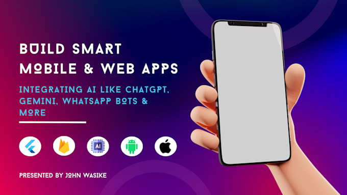 build and integrate chatgpt, gemini, or whatsapp bots into your mobile app