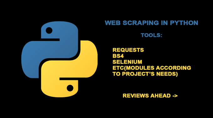 develop custom python web scraping scripts and bots