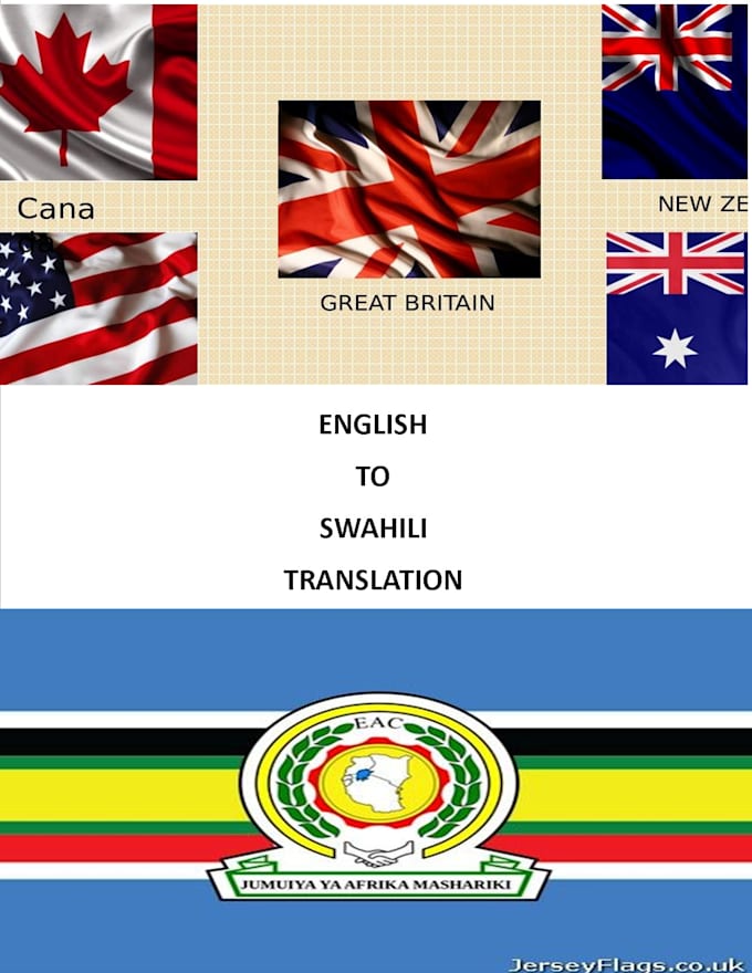 Manually transcribe and translate from english to swahili by Mwambuim