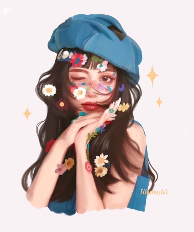 draw realistic painting for you