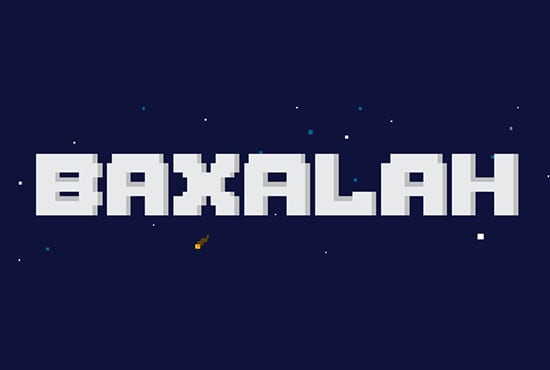 design pixel art banner for youtube facebook twitch etc