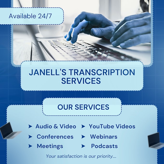 transcribe audio or video accurately