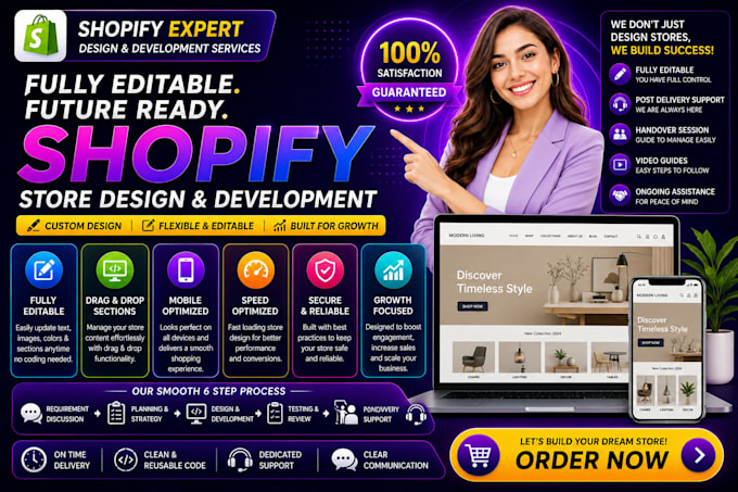 build shopify dropshipping store for 7 figure