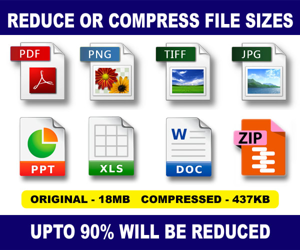 Decreasing File Reduce or decrease pdf and other files by Thangarasud | Fiverr