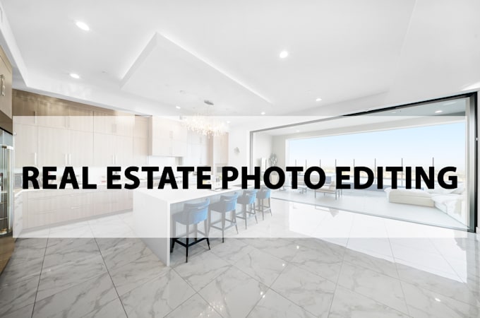 real estate photo editing