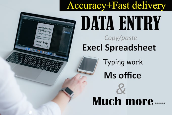 do word and excel data entry typing work