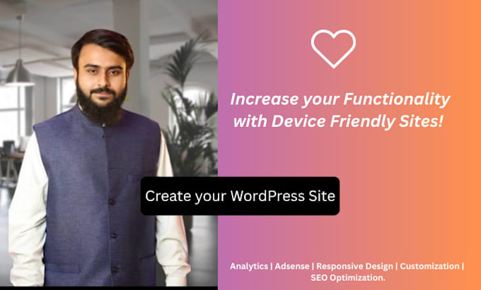 create a professional wordpress business website with responsive design