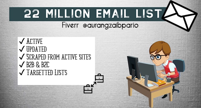 provide you 22 million leads mail list