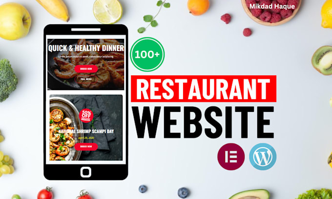 create best restaurant editable website