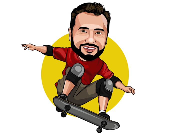 draw a cartoon portrait from your photo