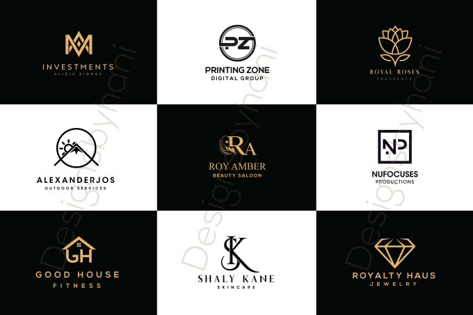 Make minimalist versatile luxury logo design by Designsbyhani | Fiverr