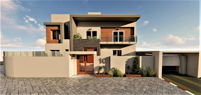 villa and house design with 3d visualization