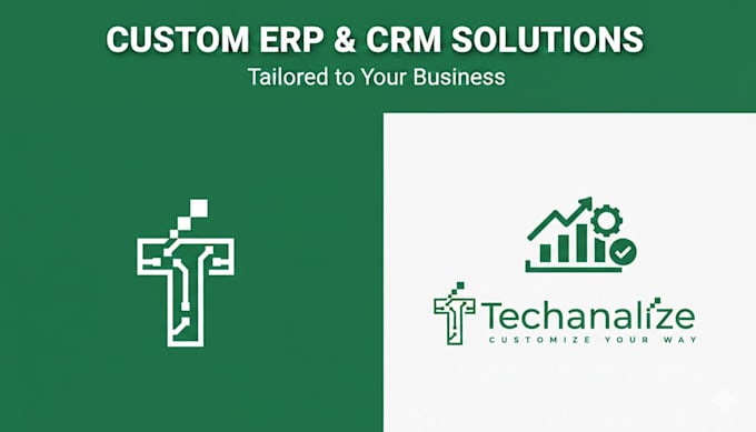 make custom software for your business such as erp , CRM etc