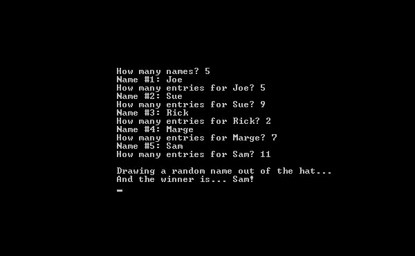 create a simple computer program