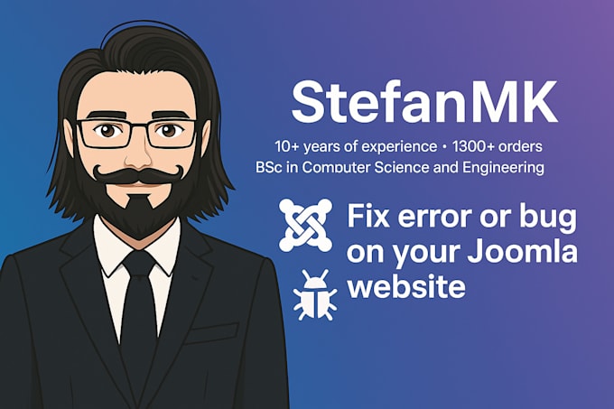 fix error or bug on your joomla website