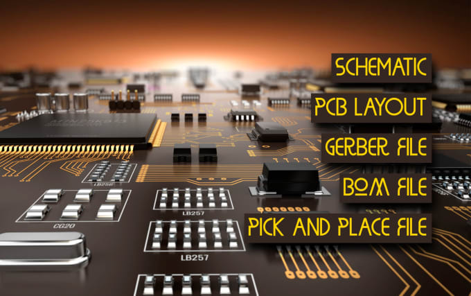 Hire a freelancer to make pcb design pcb layout and circuit schematic