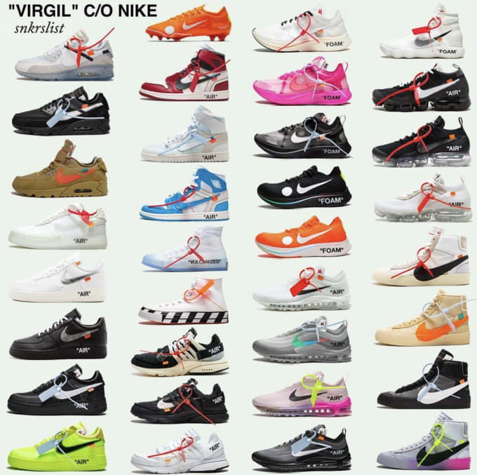 Legit check every nike x off white shoe by Nicovolo | Fiverr