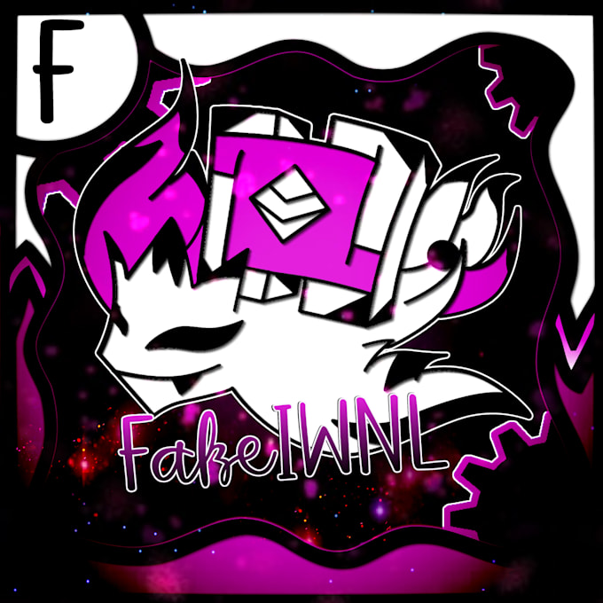 Make geometry dash layout logo banner by Hyperzix | Fiverr
