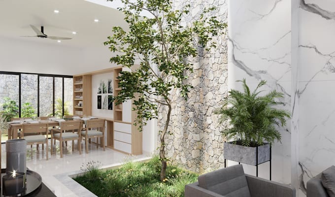 Design your interior project, render beauty photo by Minhnguyn225 | Fiverr