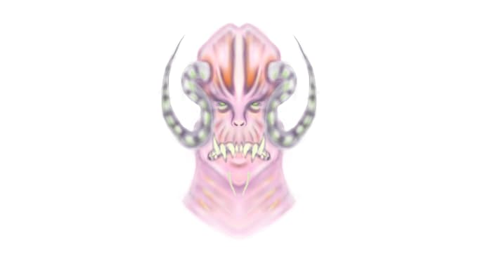 draw you a Demon Monster Creature