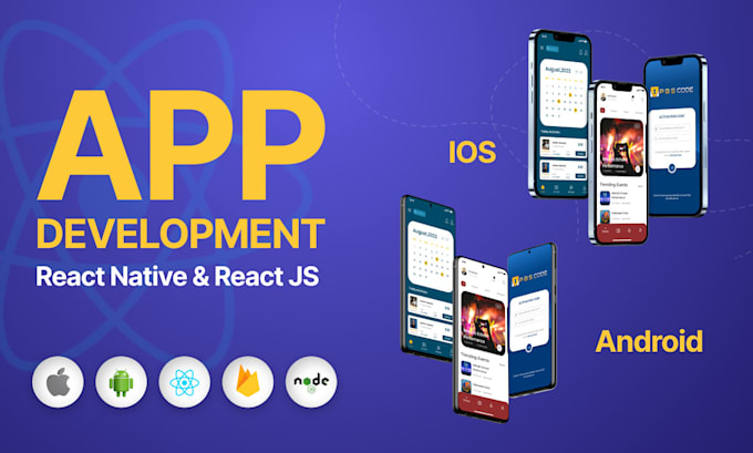 develop react native mobile app for ios and android