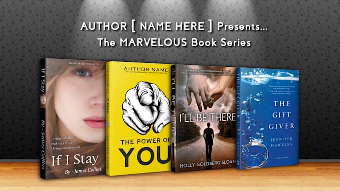 make multiple or series books video for authors and anyone