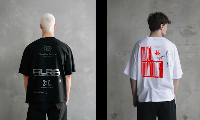 do custom made futuristic tshirt design