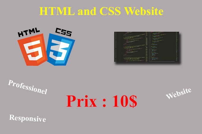 Build a html and css website template by Scienceandroid | Fiverr