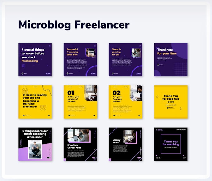 Design Your Microblog Feed Template For Instagram By Abianbiya