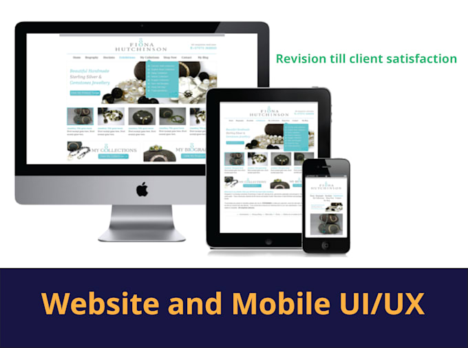 Design modern ui ux of mobile responsive website mockup by ...
