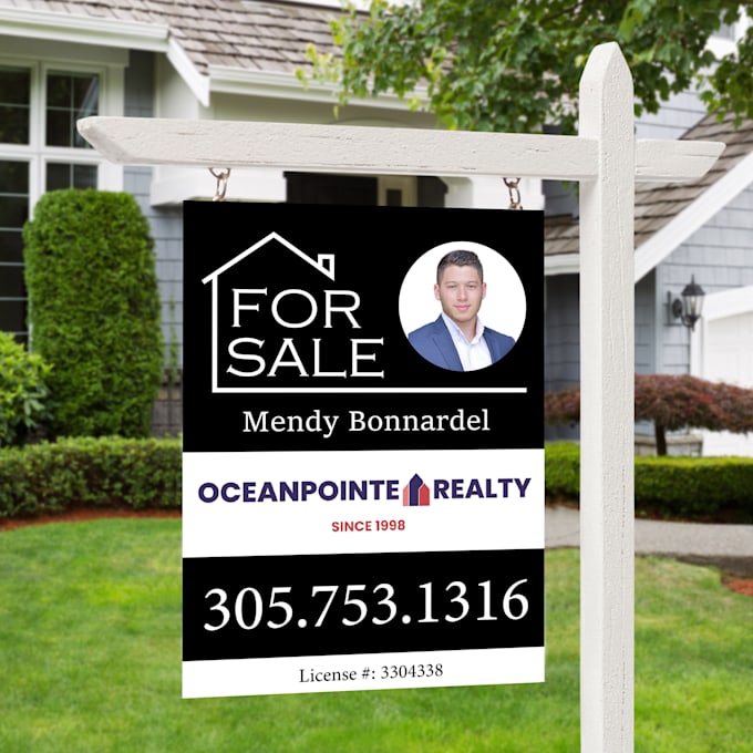 design real estate yard sign, realtor sign open house for sale just sold rollups