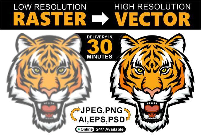 free convert raster to vector